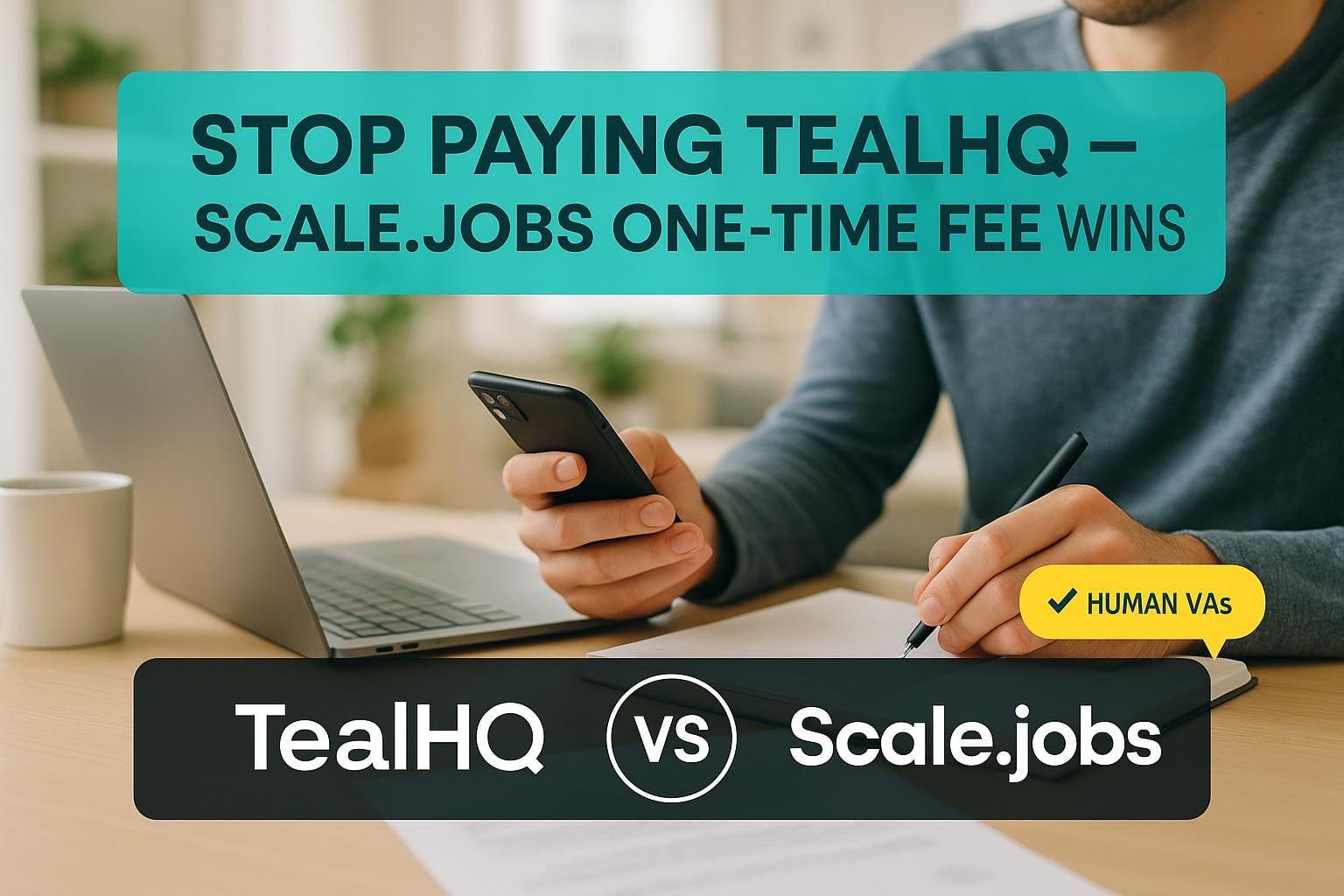 Stop Paying TealHQ - Scale.jobs One-Time Fee Wins