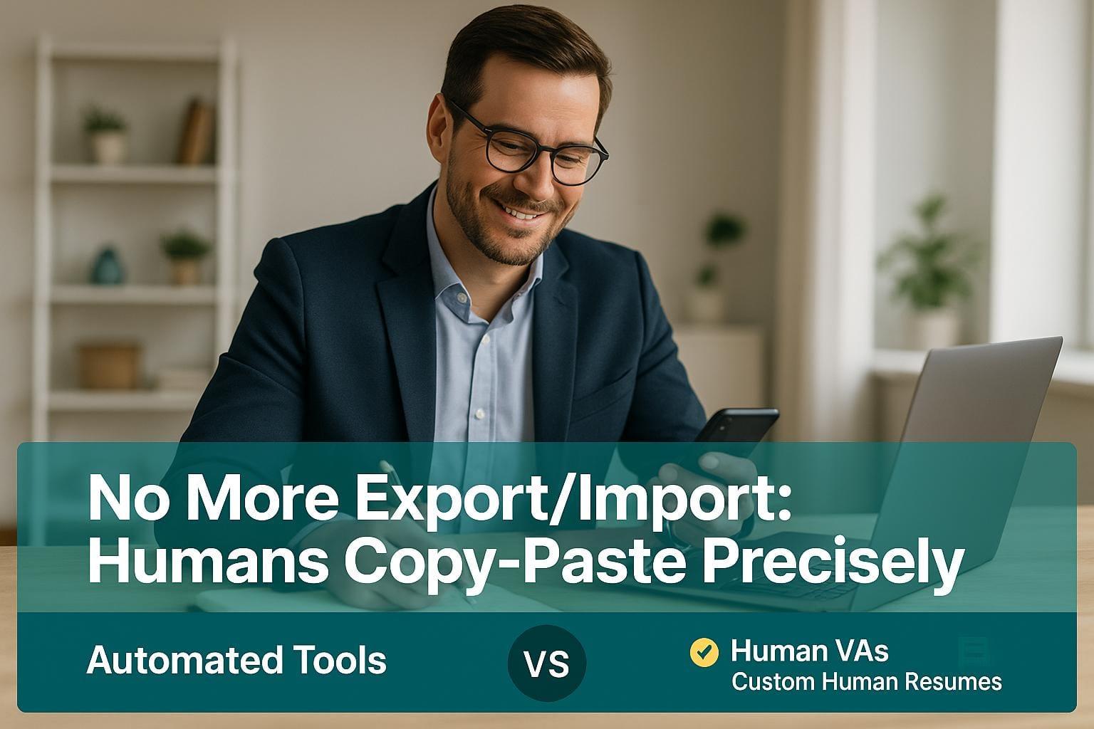 No More Export/Import: Humans Copy-Paste Precisely