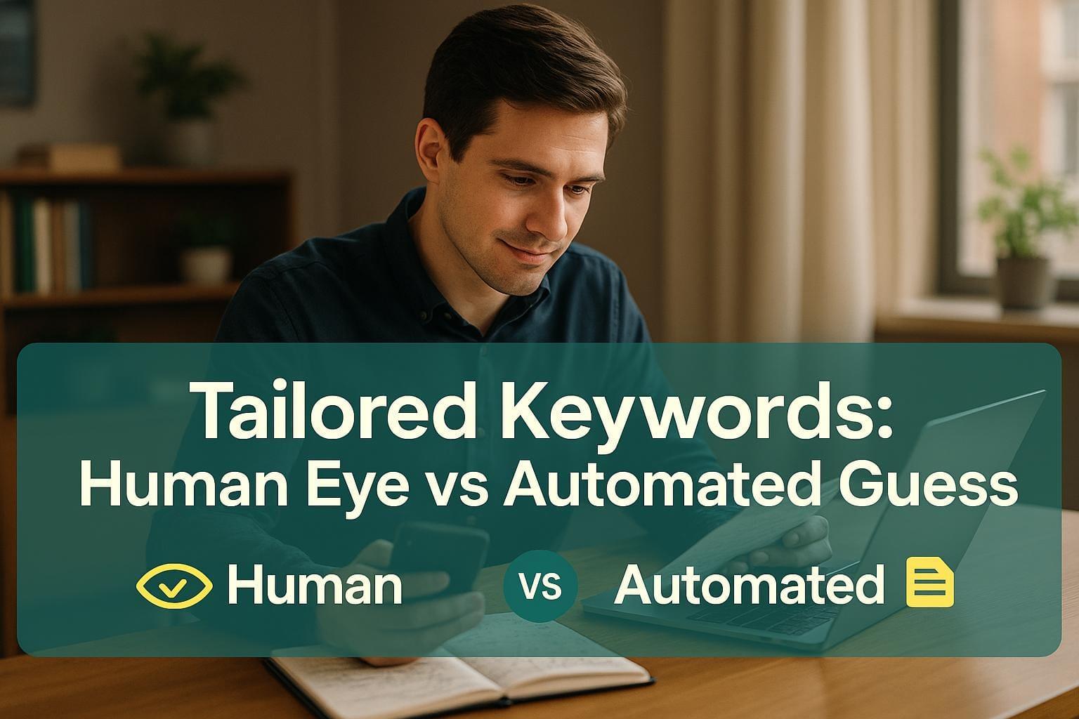 Tailored Keywords: Human Eye vs Automated Guess
