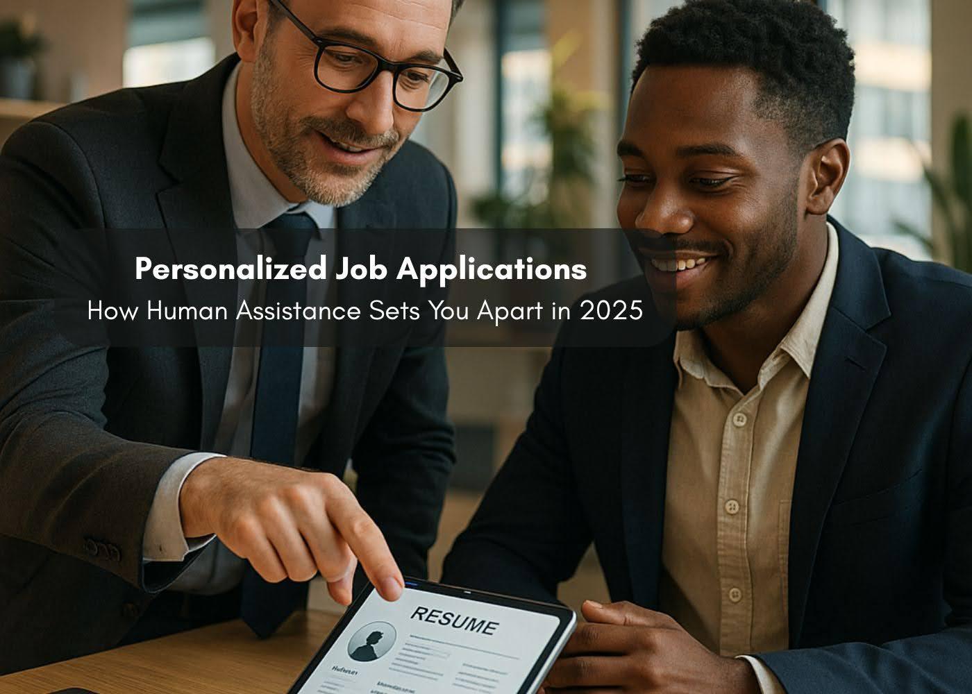 Personalized Job Applications: How Human Assistance Sets You Apart in 2025