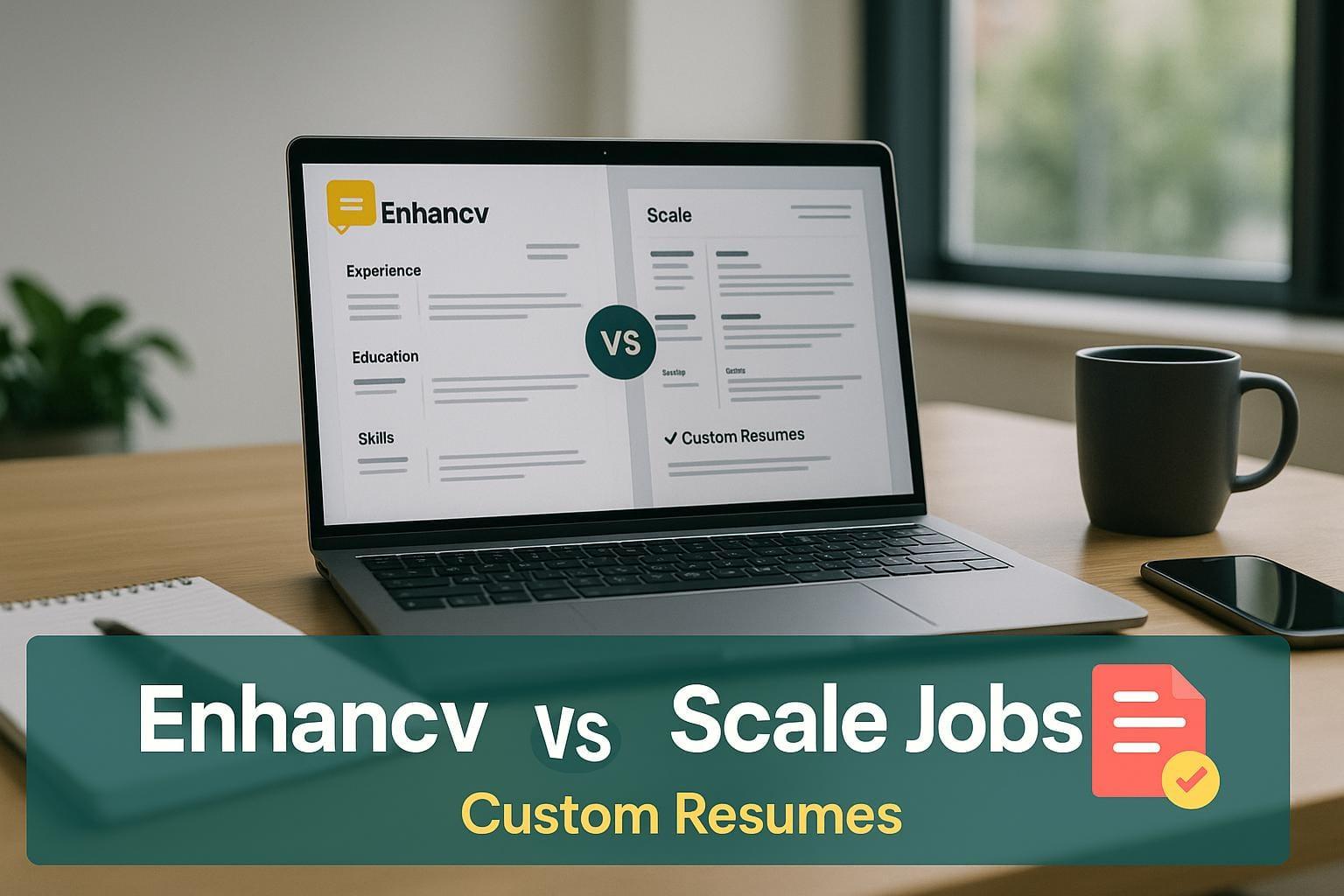 Is Enhancv Worth It? Scale Jobs Resume Builder Comparison