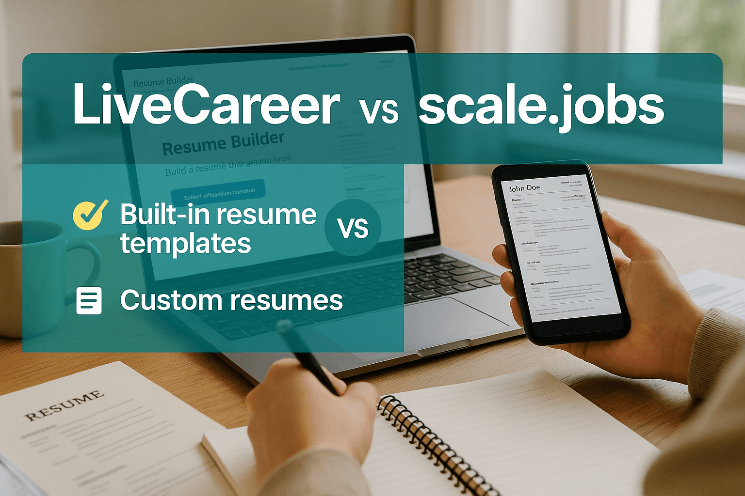 Is LiveCareer Worth It? Scale Jobs Resume Alternative