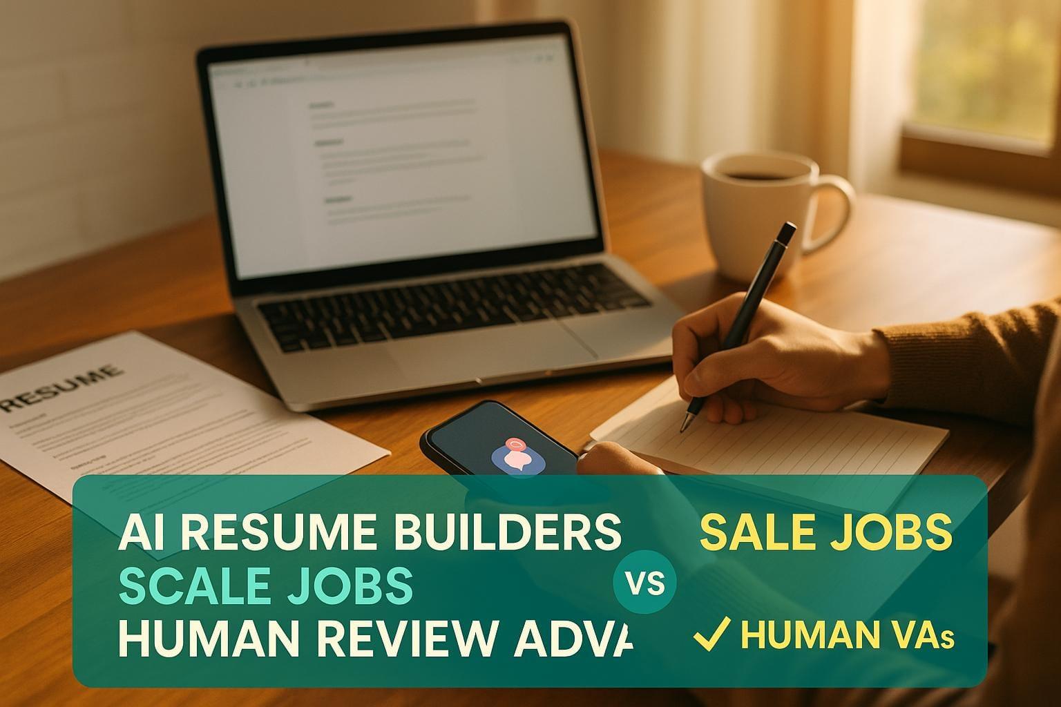 AI Resume Builders 2025: Scale Jobs Human Review Advantage
