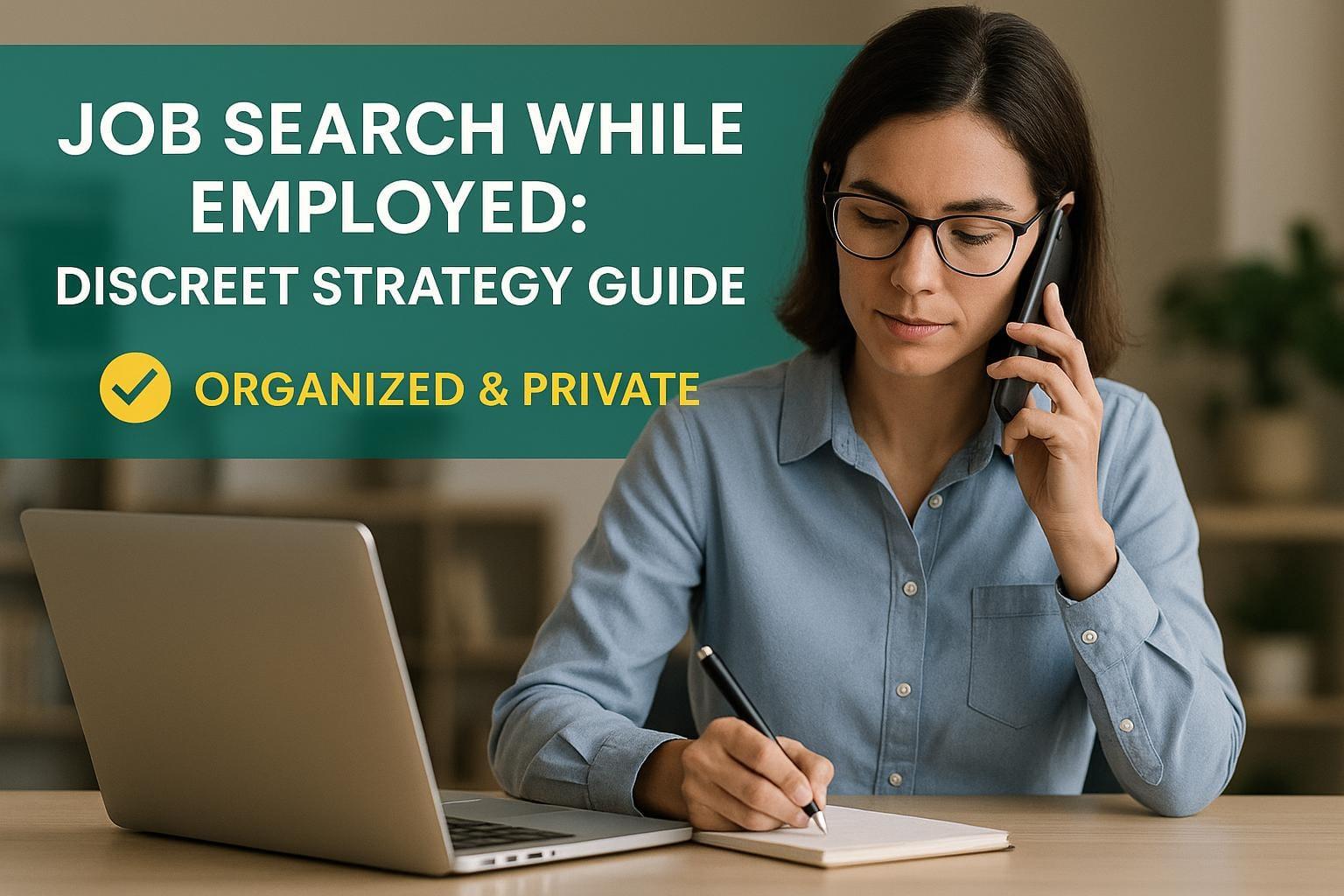Job Search While Employed: Scale Jobs Discrete Strategy Guide