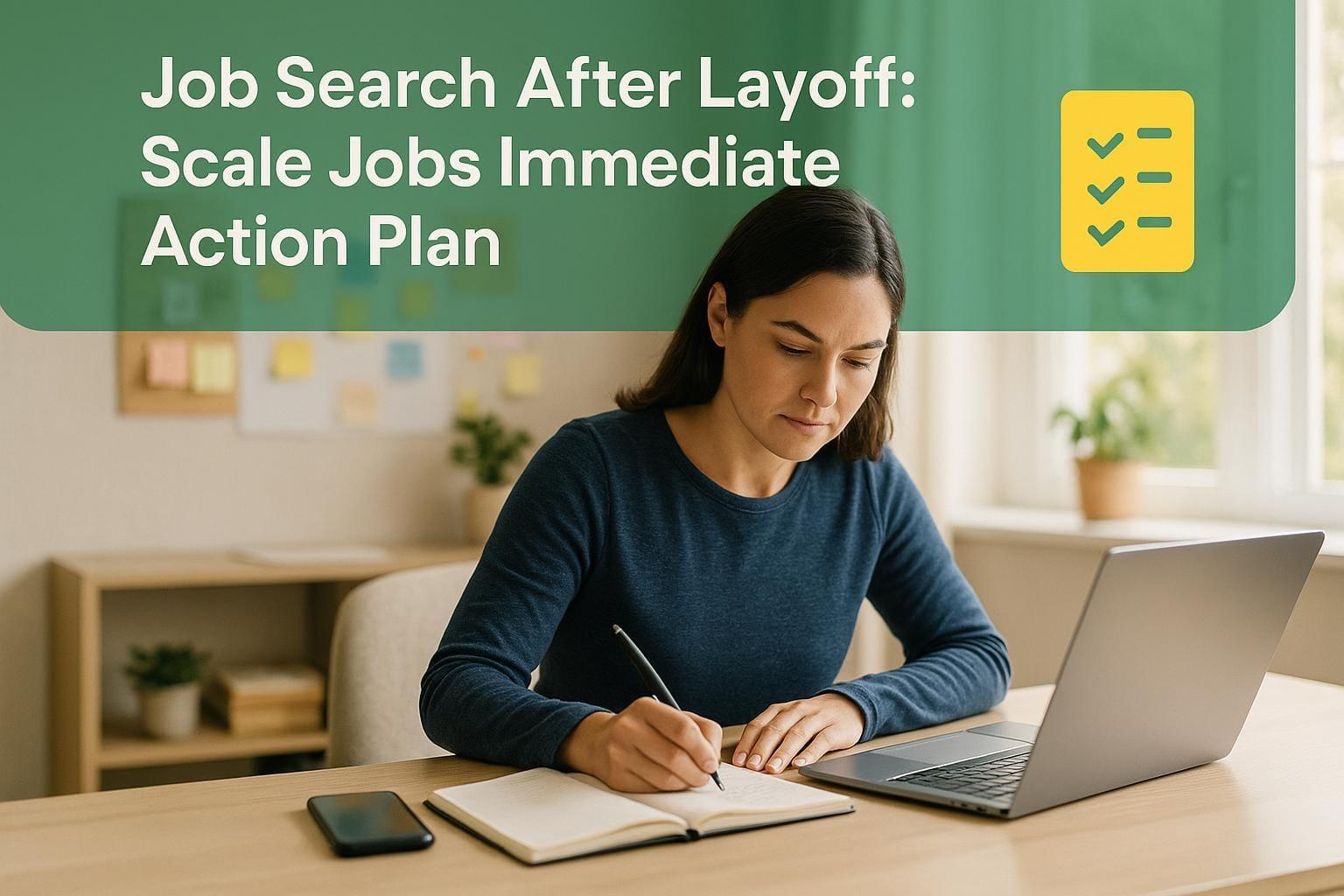 Job Search After Layoff: Scale Jobs Immediate Action Plan