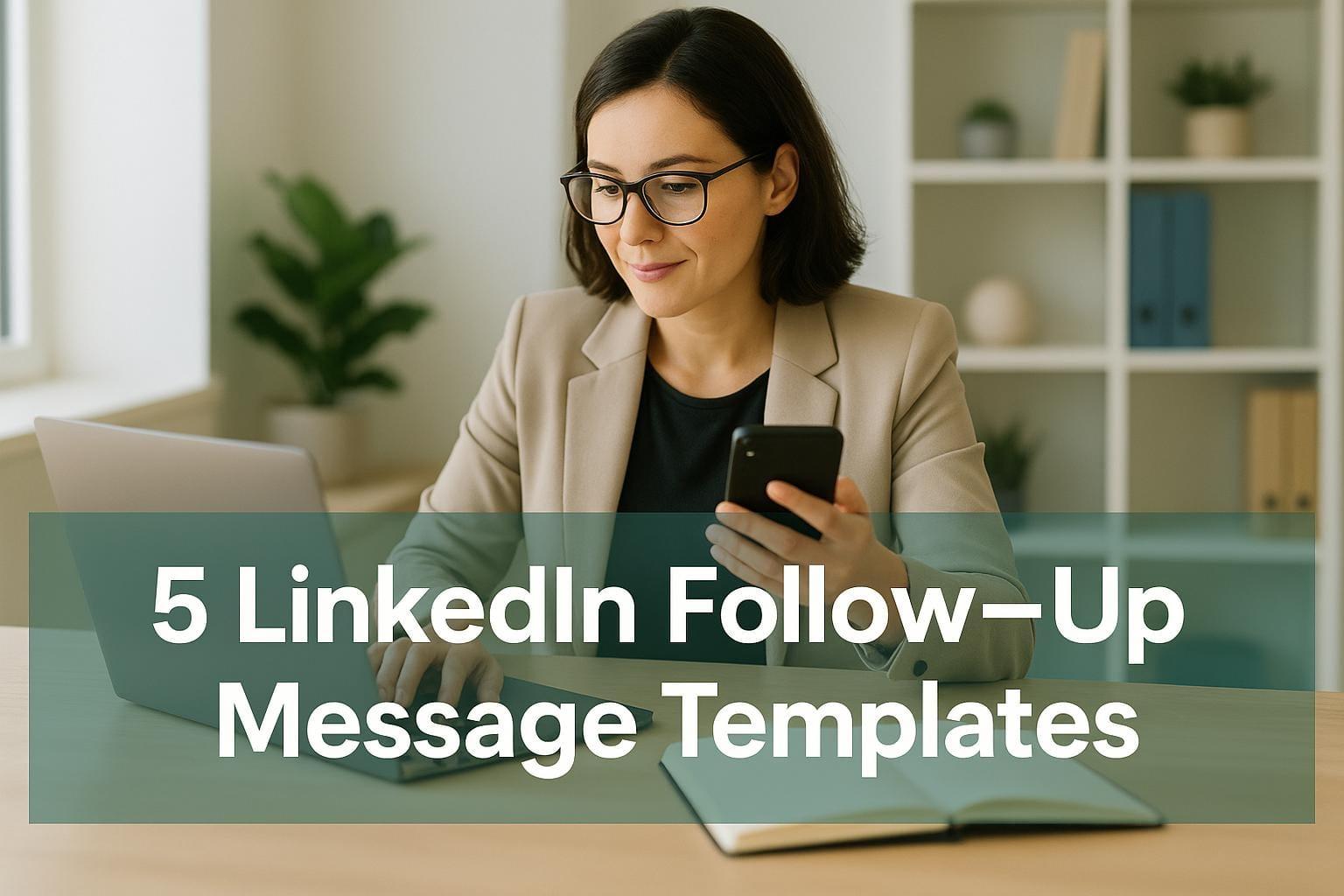 5 LinkedIn Follow-Up Message Templates
