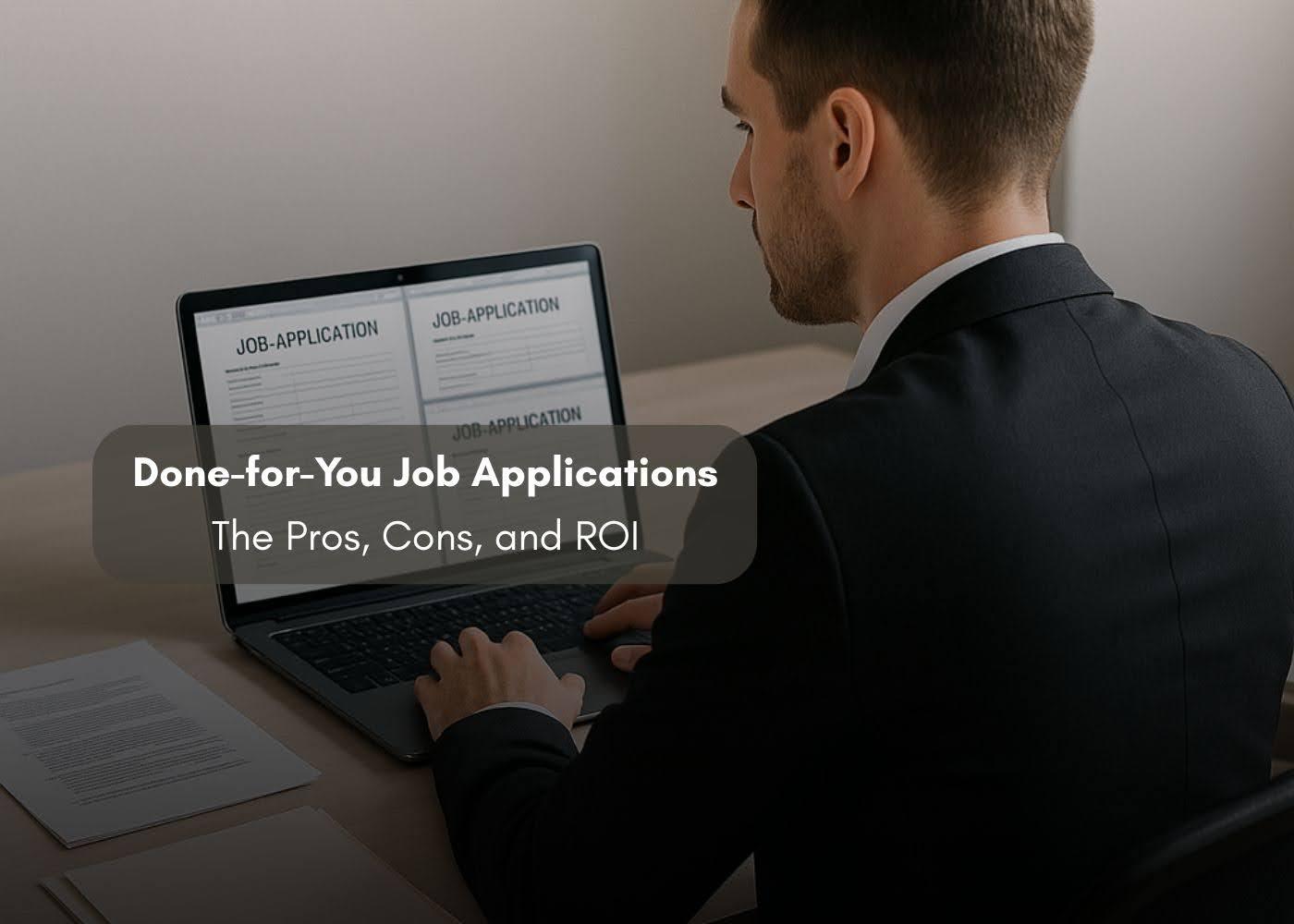 Done-for-You Job Applications: The Pros, Cons, and ROI