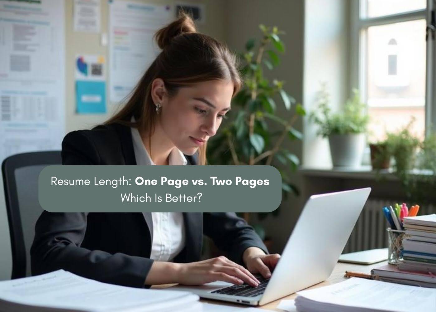 Resume Length: One Page vs. Two Pages – Which Is Better?