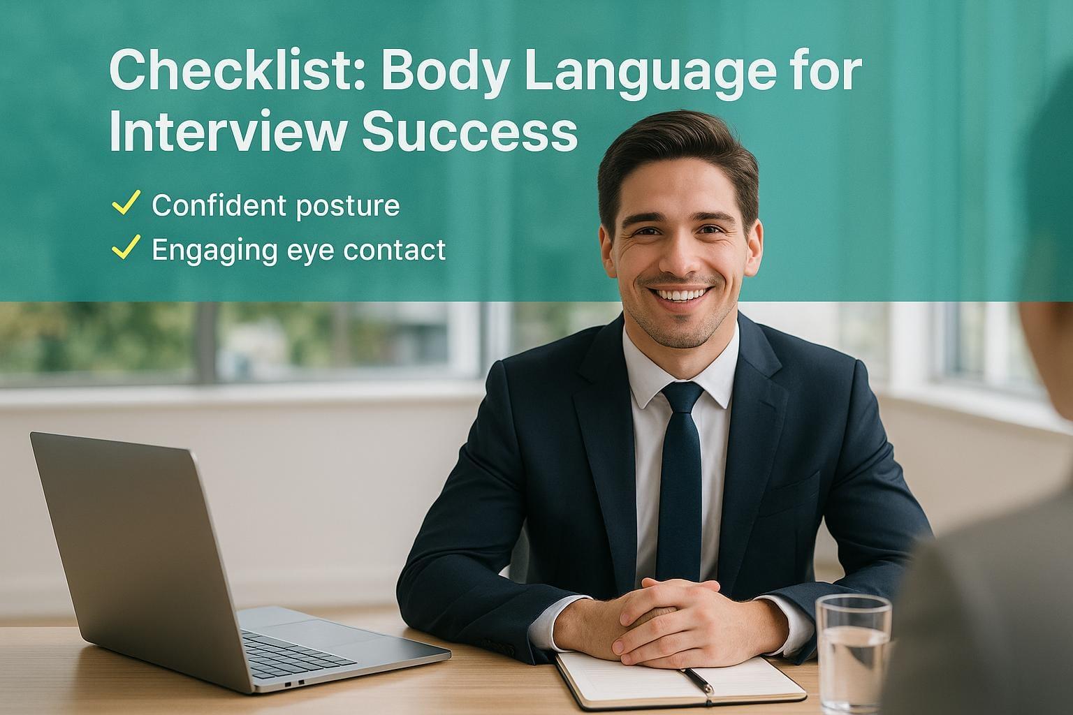 Checklist: Body Language for Interview Success
