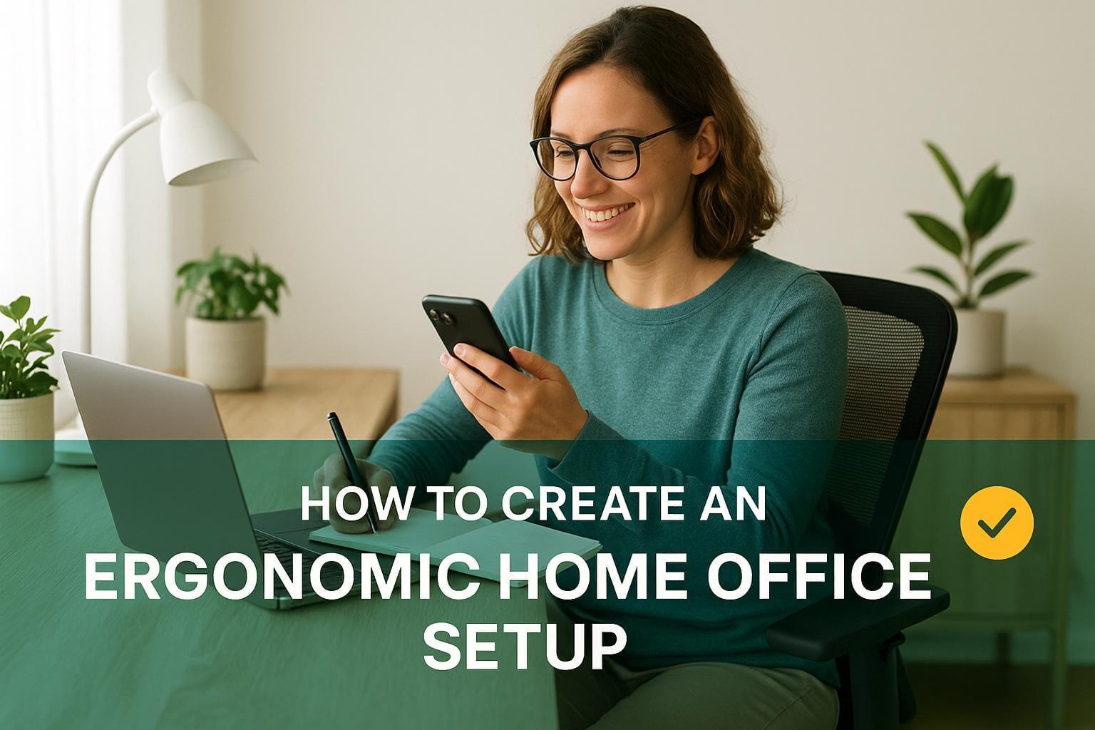 How to Create an Ergonomic Home Office Setup