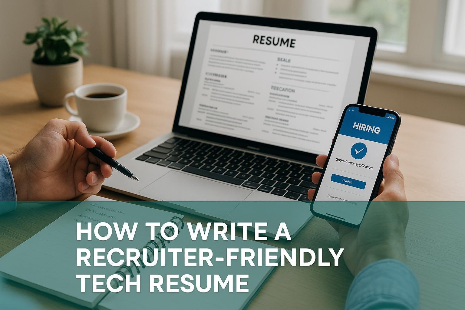 How to Write a Recruiter-Friendly Tech Resume