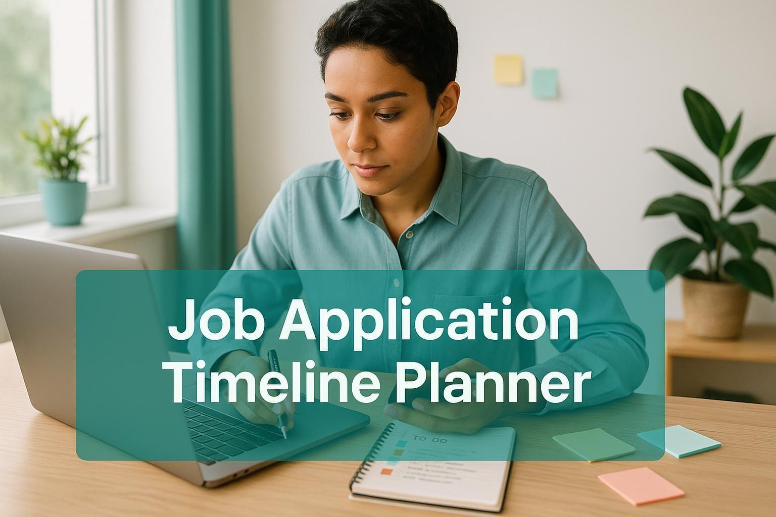 Job Application Timeline Planner