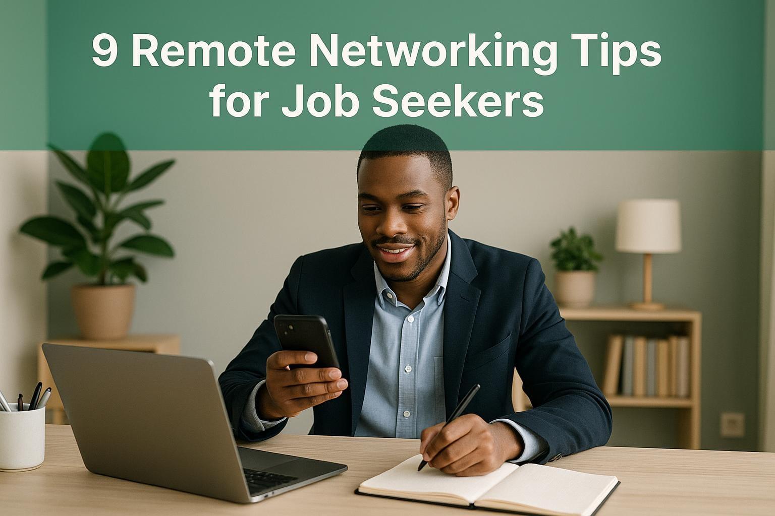 9 Remote Networking Tips for Job Seekers