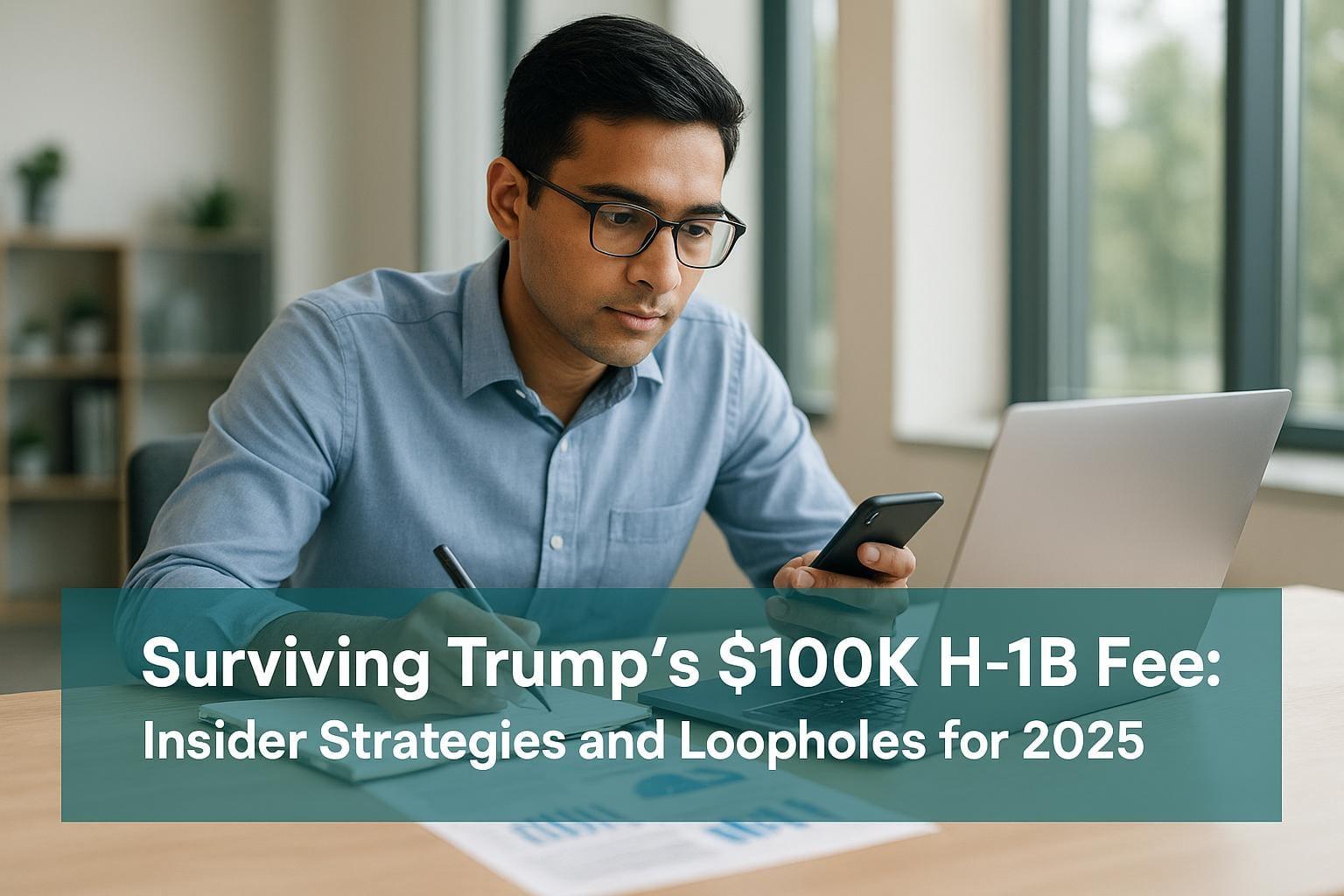 Surviving Trump’s $100K H-1B Fee: Insider Strategies and Loopholes for 2025