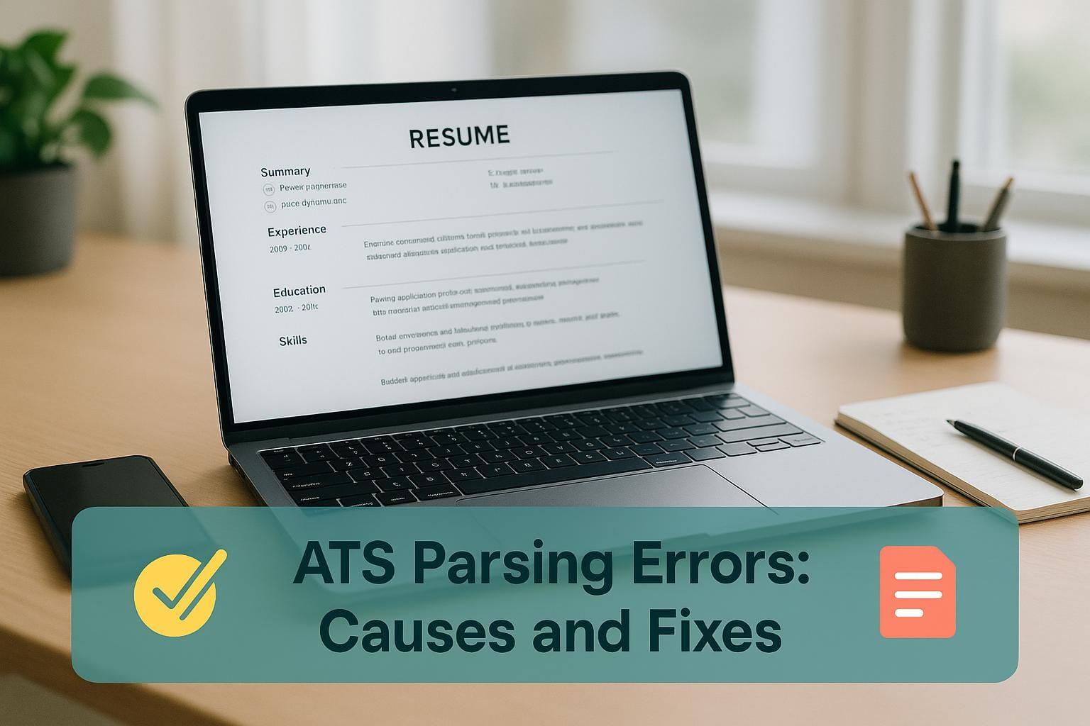 ATS Parsing Errors: Causes and Fixes