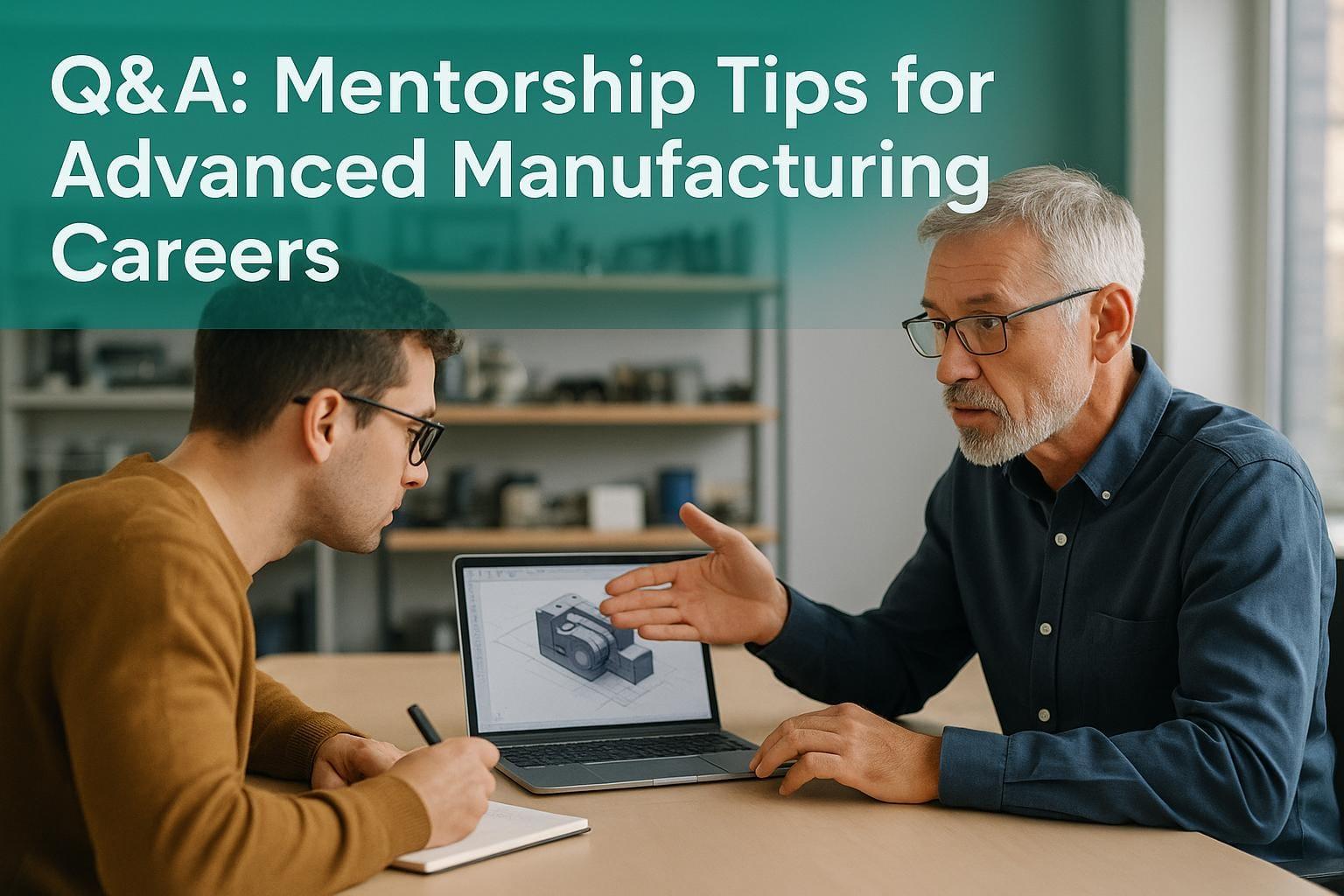 Q&A: Mentorship Tips for Advanced Manufacturing Careers