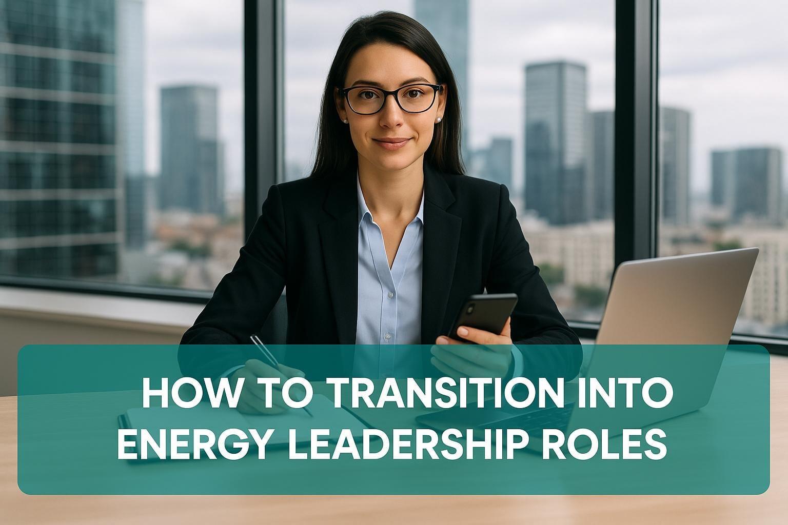 How to Transition Into Energy Leadership Roles