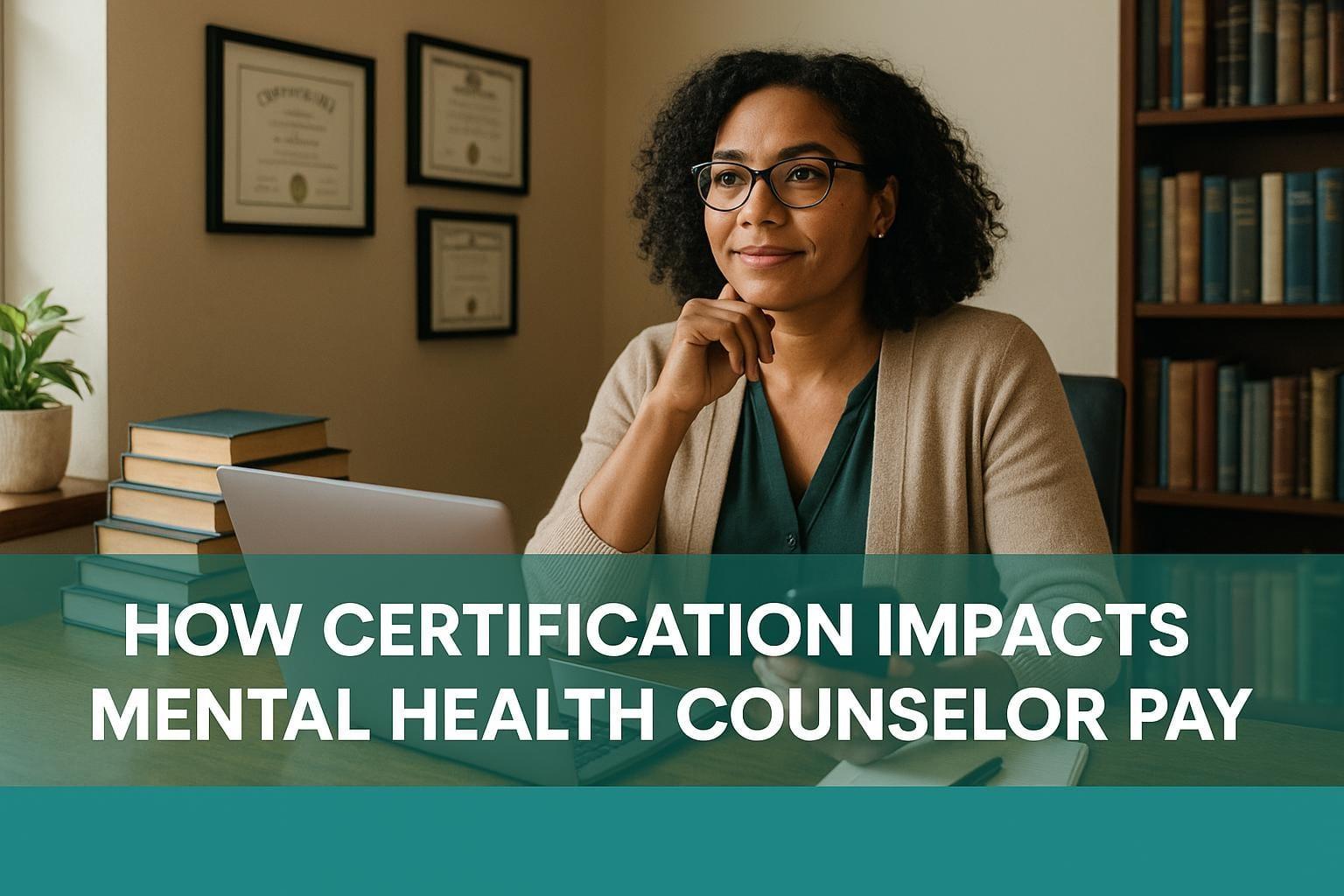 How Certification Impacts Mental Health Counselor Pay