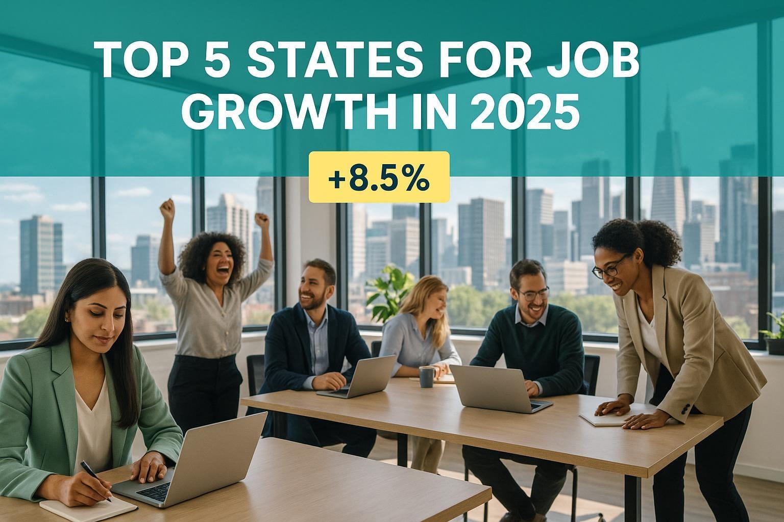 Top 5 States for Job Growth in 2025