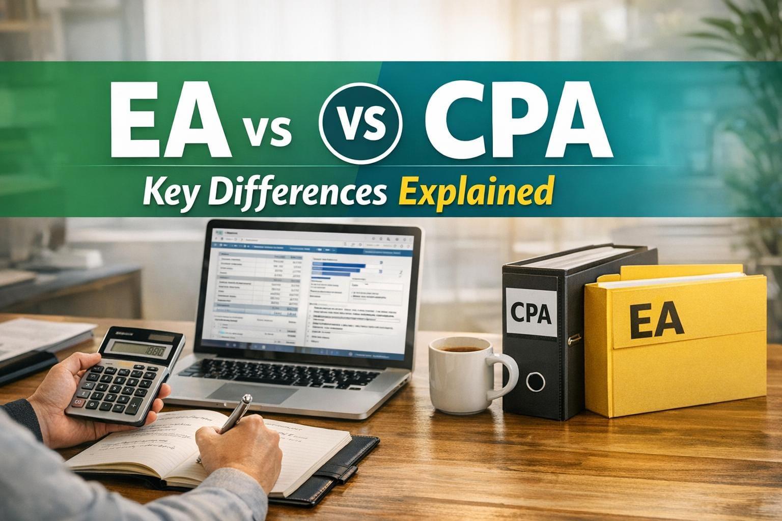 EA vs CPA: Key Differences Explained