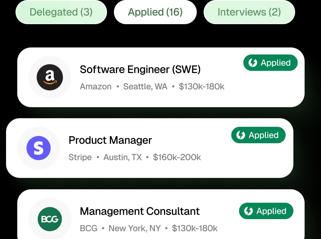 3. We apply for you