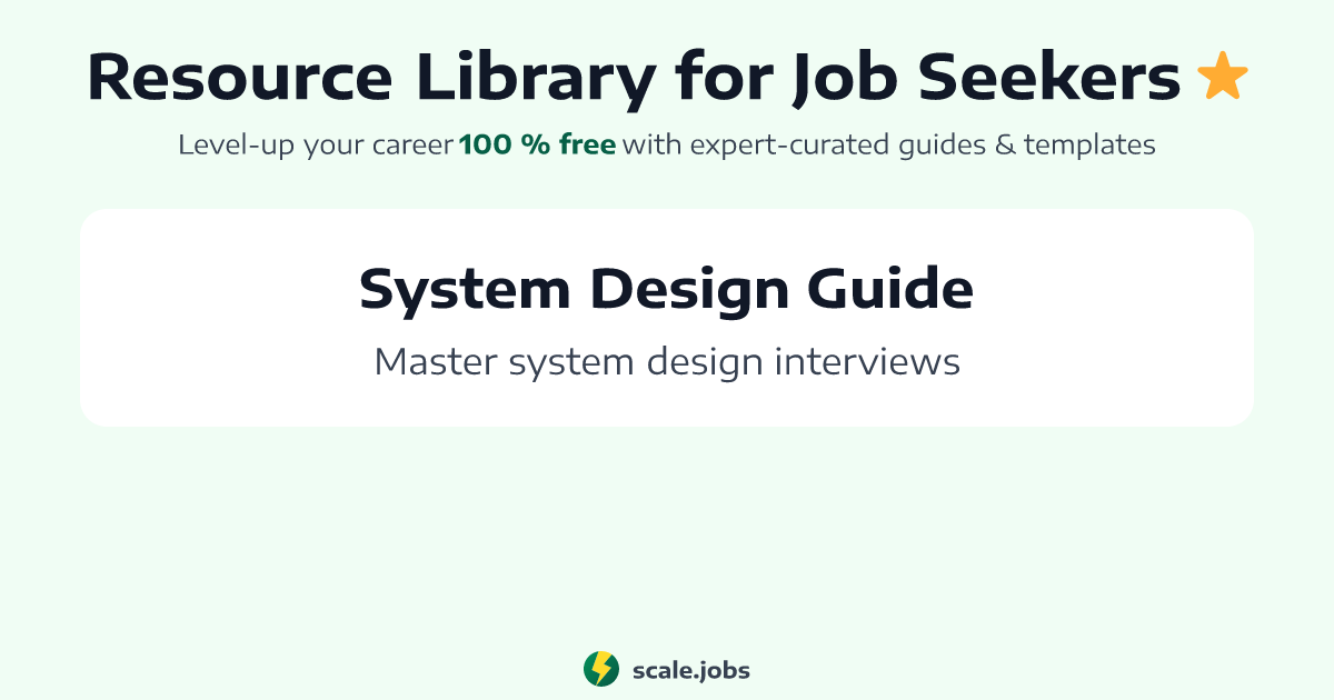 Free System Design Interview Handbook | scale.jobs