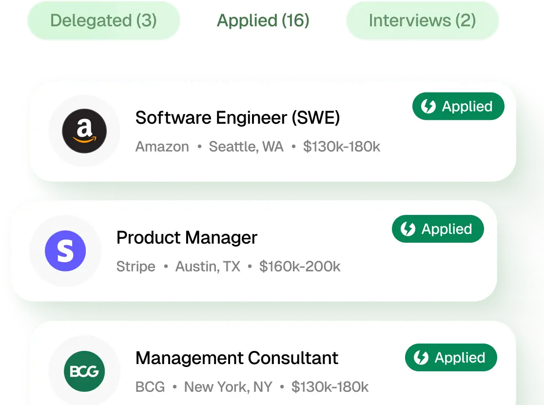 3. We apply for you
